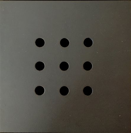 Vincenzo Mascia, 9 tondi neri su nero, 1991