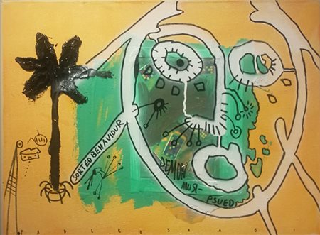 Paul Kostabi, Demon Room, 2005