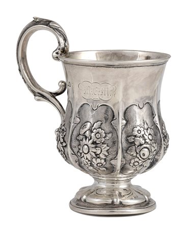 Boccale inglese in argento 925/1000 - Londra 1832, Benjamin III Smith