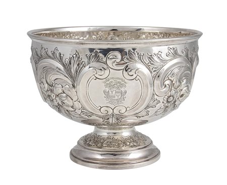 Bowl inglese vittoriana in argento 925/1000 - Sheffield 1900, Lee & Wigfull 