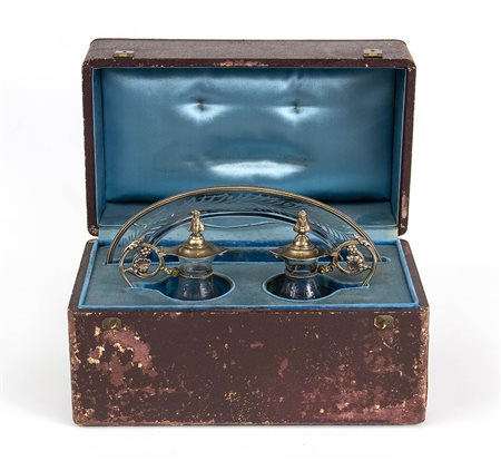 Ampolliniera francese in agento 950/1000 - Parigi 1870 circa, Demarquet frères