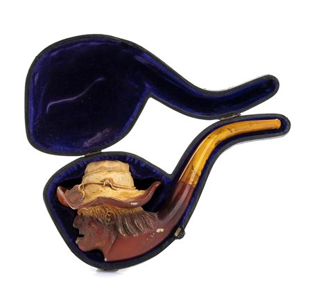 Pipa inglese in schiuma di mare - fine XIX inizio XX secolo