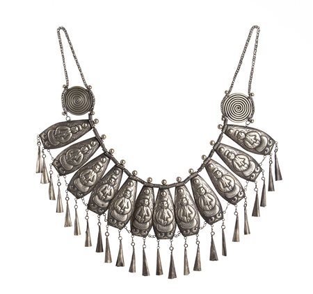 Cintura cerimoniale per la danza in Paktong - probabilmente Birmania inizio  XX secolo