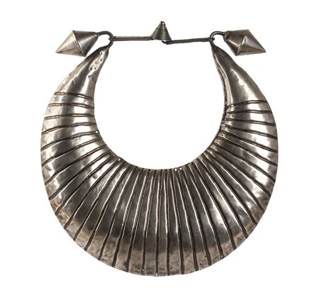 Collana cerimoniale Miao in argento - HMong nord Laos fine XIX Inizio XX secolo