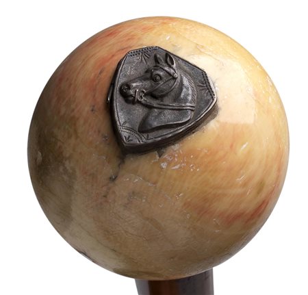 Bastone da passeggio con impugnatura in avorio - Londra 1919