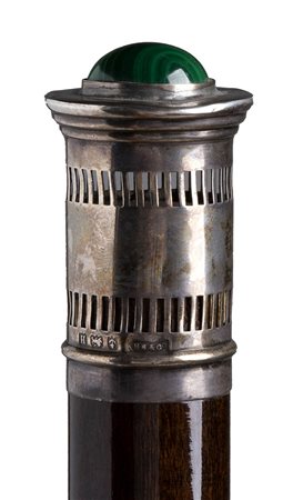 Bastone da passeggio con impugnatura in argento 925/1000 - Birmingham 1932