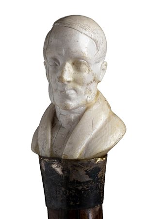 Bastone  da passeggio con impugnatura in avorio - Londra inizio XX secolo