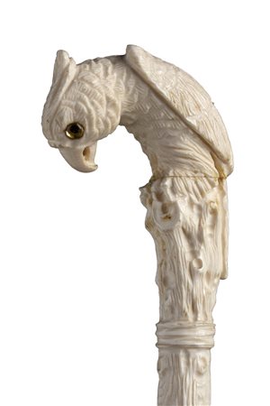 Bastone da passeggio con impugnatura in avorio - Birmingham 1922