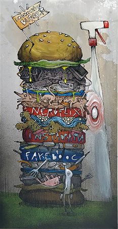 MR. FIJODOR (Imperia, 1979) Lockdown Burger, 2020 