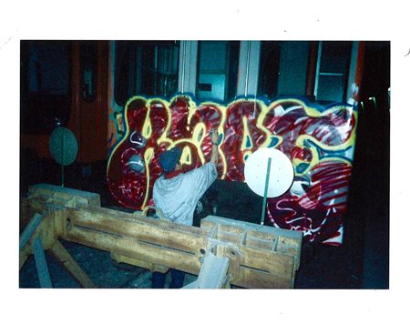 ANDREA RODOLICO (Roma, 1982) Kare (r.i.p.) , Anagnina tunnel – Roma 2001 