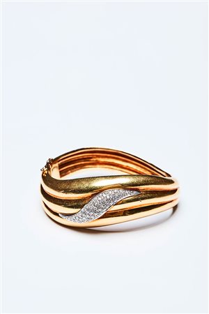 BRACCIALE RIGIDO ARTIGIANALE  ANNI '40