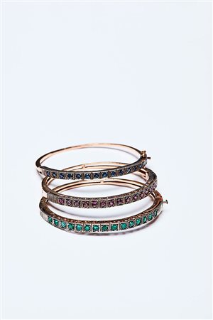 TRE BRACCIALI RIGIDI ANNI '40