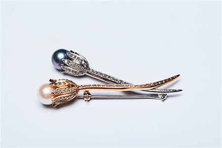 SPILLA FLOREALE ANNI ' 50