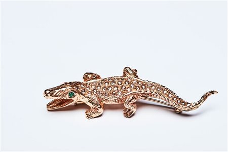 SPILLA COCCODRILLO ANNI '60