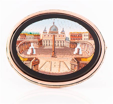 SPILLA IN MICROMOSAICO, SAN PIETRO