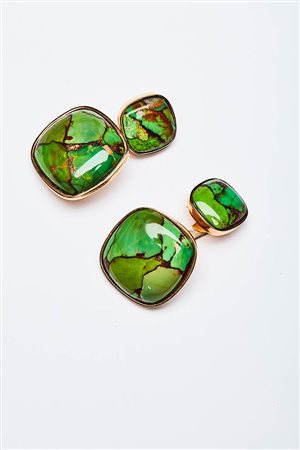 GEMELLI IN TURCHESE VERDE