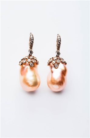 ORECCHINI CON PERLE BAROCCHE