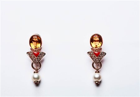 ORECCHINI PENDENTI GEOMETRICI