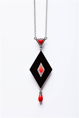 COLLIER CON PENDENTE A FORME GEOMETRICHE