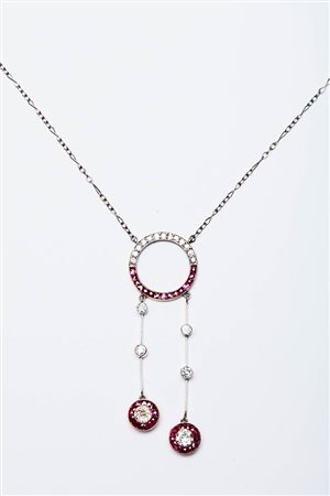 COLLIER IN PLATINO E ORO