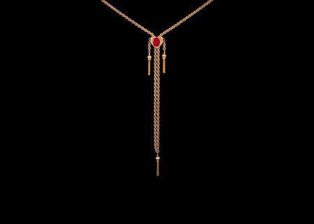COLLIER "SALI-SCENDI" CON CORNIOLA