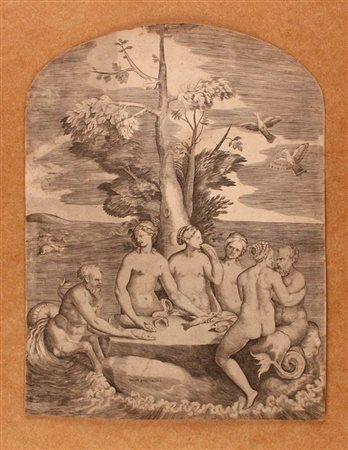 Nereo e Doride insieme alle figlie Nereidi, 1640