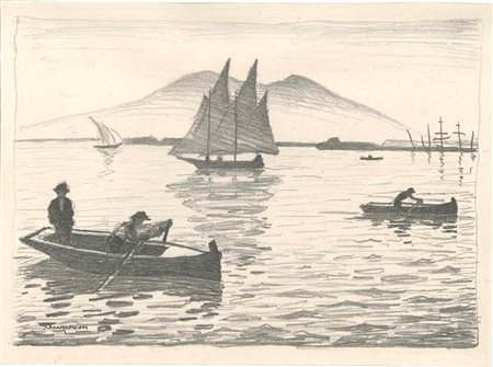 Il porto di Napoli, 1923