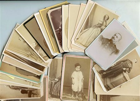 Lotto di trentuno CDV francesi