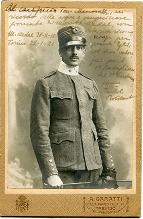 Ritratto con dedica a ricordo della prima guerra mondiale, 1921