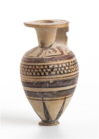 Etrusco-Corinthian Aryballos, 7th - 6th century BC; height cm 7,2
