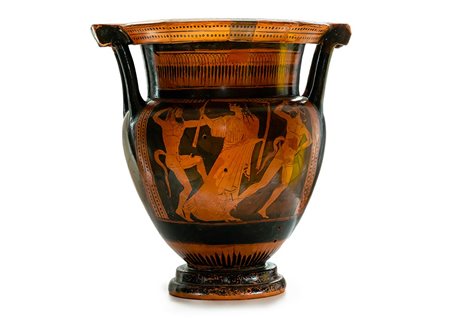 Attic Red-Figure Column Krater, First Mannerists Group, 470 - 460 BC; height cm 37,5, diam. cm 32