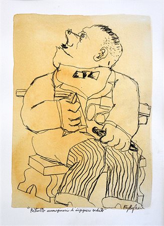 FRANZ BORGHESE Ritratto immaginario di ingegnere immaginario seduto, 2003