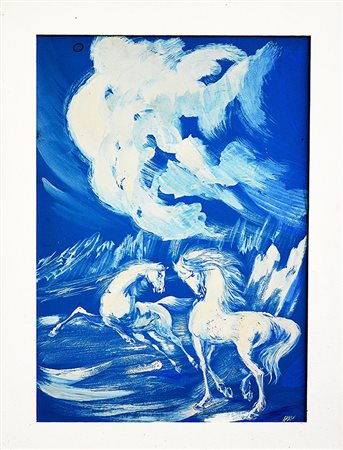 ALIGI SASSU, Cheval amoreux, 1961