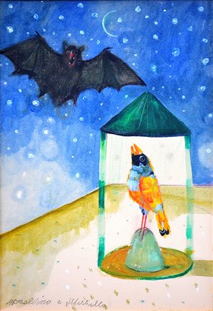 ANTONIO POSSENTI, Uccellino e pipistrello, 1999
