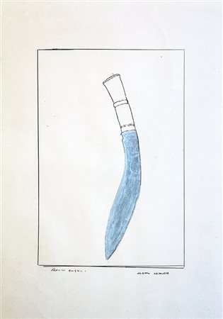 FRANCO ANGELI, Oggetto Nepalese, prima metà anni '70