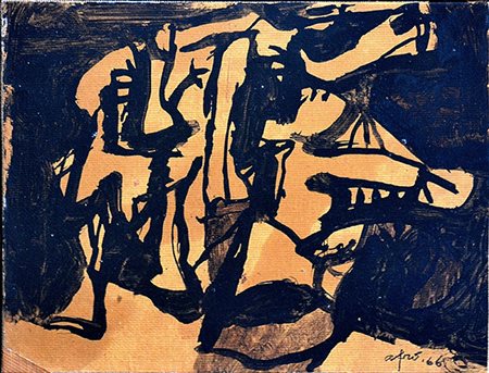 AFRO BASALDELLA, Senza titolo, 1966