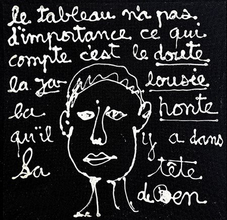 BEN VAUTIER, Il quadro non ha importanza, 1970