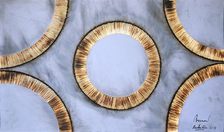 BERNARD AUBERTIN, Dessin de feu circulaire, 2004