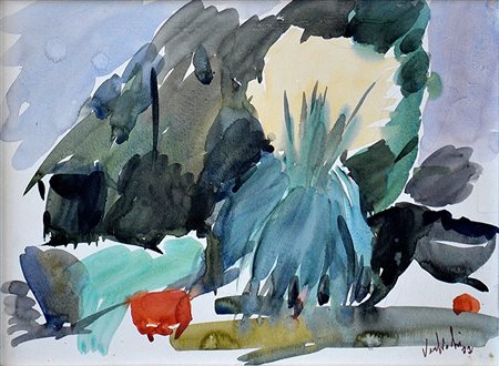 FRANCESCO VERLICCHI, Paesaggio, 1972