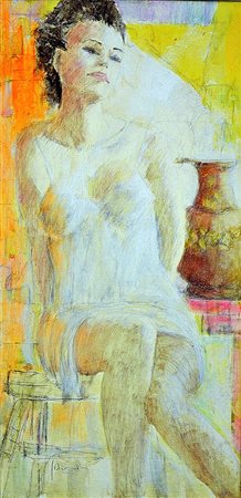 FRANCESCO GIACOMAZZI, Vaso di terracotta, 1999