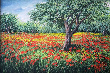 FRANCO AZZINARI, Paesaggio, 1998