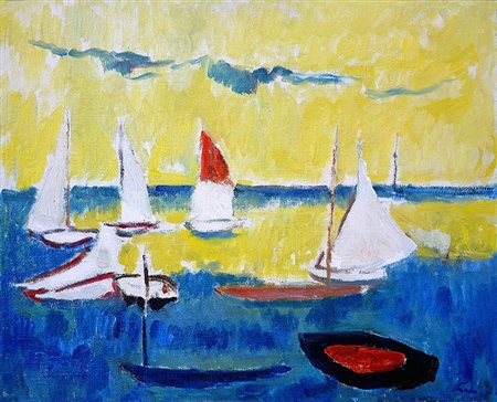 ENRICO PAOLUCCI, Marina gialla, 1985