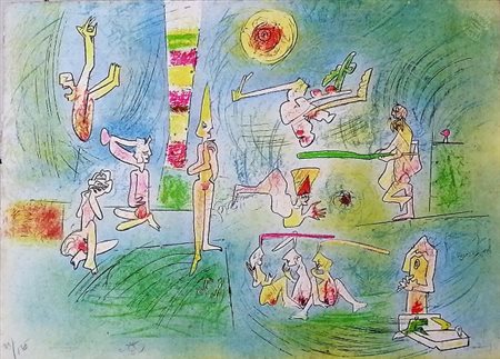 Roberto Matta “Schiamazzi di gente allegra” 1984