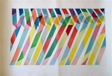 Piero Dorazio “Composizione geometrica” 1991
