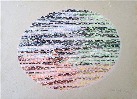 Piero Dorazio “Composizione astratta” 1987