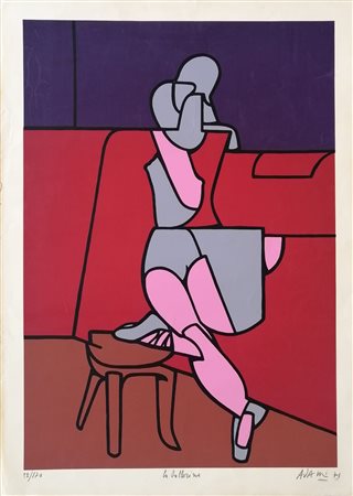 Valerio Adami “La Ballerina” 1971