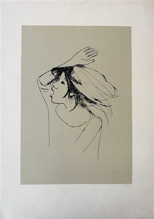 Xavier Bueno “Ragazza con braccio alzato”