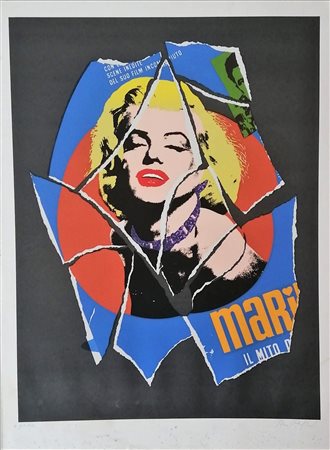 Mimmo Rotella “Marilyn”
