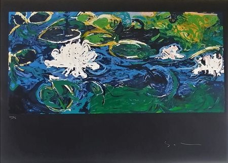 Mario Schifano “Gigli d’acqua”