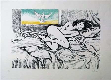 Renato Guttuso “Nudo femminile”